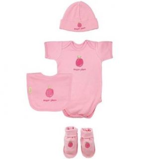 i play. Organic Cotton Sweet Ones Gift Set   Rose Sugar Plum: Infant And Toddler Bodysuits: Clothing