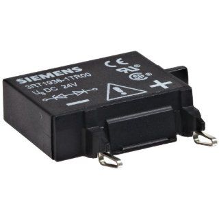 Siemens 3RT19 36 1TR00 Surge Suppressor, Diode Assembly, Plugging Onto Bottom, S2   S3 Size, 24VDC Rated Control Supply Voltage Electronic Motor Starters
