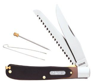 Schrade Old Timer Buzz Saw Trapper Knife/Saw 4/ 3/16" Folding : Tactical Fixed Blade Knives : Sports & Outdoors