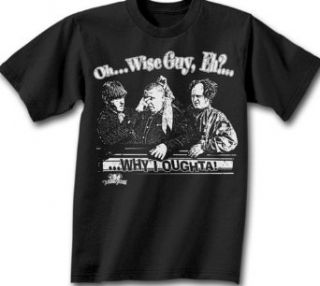 Three 3 Stooges T shirt Oh, Wise Guy, Eh? Adult Tee Shirt: Home & Kitchen