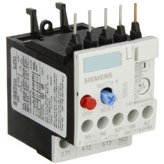 Siemens 3RU11 16 0HB0 Thermal Overload Relay, For Mounting Onto Contactor, Size S00, 0.55 0.8A Setting Range: Industrial & Scientific