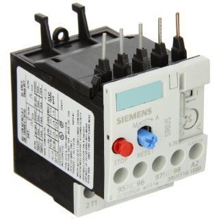 Siemens 3RU11 16 1EB0 Thermal Overload Relay, For Mounting Onto Contactor, Size S00, 2.8 4A Setting Range: Industrial & Scientific