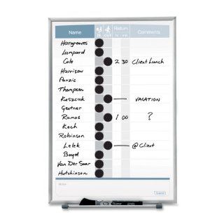 Quartet Matrix Magnetic In Out Board, 16 x 11 Inches, White (33703) : Dry Erase Boards : Office Products