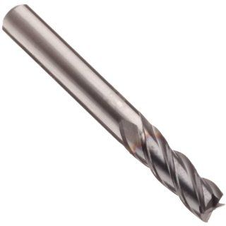 Niagara Cutter 89125 High Speed Steel (HSS) Square Nose End Mill, Inch, TiCN Finish, Roughing and Finishing Cut, Non Center Cutting, 35 Degree Helix, 4 Flutes, 1.5" Overall Length, 0.063" Cutting Diameter, 0.188" Shank Diameter: Industrial &