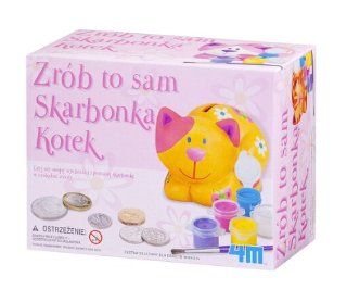 4M Paint Your Own Kitty Bank: Toys & Games