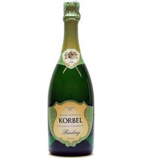Korbel Riesling Champagne 2008: Wine