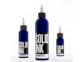 SOLID Tattoo Ink  ULTRA MARINE  2oz Bottles  Tattoo Supplies : Everything Else