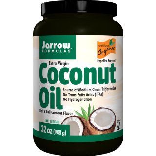 Jarrow Formulas Coconut Oil 100% Organic, Extra Virgin, 32 Ounce: Health & Personal Care