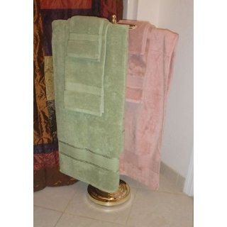 Gatco 1506 Floor Standing S Style Towel Holder, Satin Nickel   Mounted Bathroom Shelves  