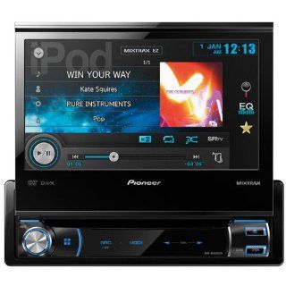 Pioneer In Dash 7" DVD//USB Flip Out Touchscreen Multimedia Car Stereo Receiver w/ IPod/Iphone Control, Pandora Link & MIXTRAX, Built In MOSFET 50W x 4 Amplifier, 3 Sets Of RCA Preouts, 8 Band Graphic Equalizer, Rear View Camera Input, Advanced