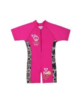 SunWay Girls Short Sleeves Overall 5 Pink: Clothing