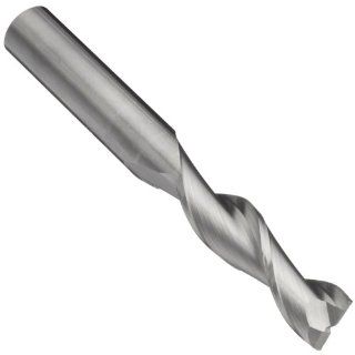 Melin Tool ALMG L Carbide Square Nose End Mill, Uncoated (Bright) Finish, 35 Deg Helix, 2 Flutes, 3" Overall Length, 0.2500" Cutting Diameter, 0.25" Shank Diameter: Industrial & Scientific