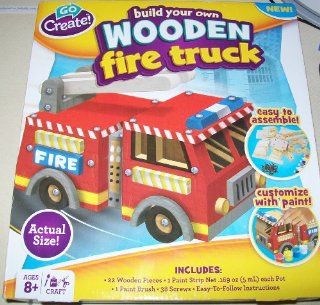 Build Your Own Wooden Fire Truck: Toys & Games
