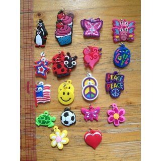 Charms for Rubberband Rainbow Loom Bracelets 30pcs: Toys & Games