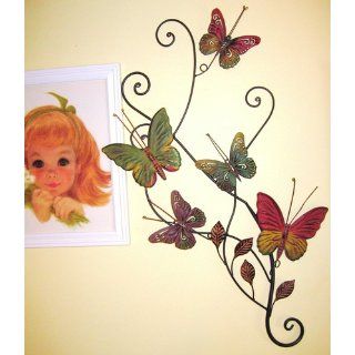 Metal Wall Decor Butterfly Sculpture 29x15: Baby