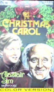 Charles Dickens, a Christmas Carol, Color Version, Alastair Sim As Scrooge [VHS] Movies & TV