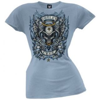Motley Crue   Halo Juniors T Shirt: Clothing