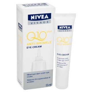 New Nivea Visage Anti wrinkle Double Q10 Plus EYE Cream Made in Thailand : Eye Puffiness Treatments : Beauty