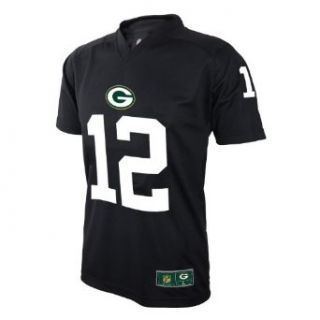 NFL Green Bay Packers Aaron Rodgers 8 20 Youth Black Player Replica Jersey, Black, Small : Sports Fan T Shirts : Clothing