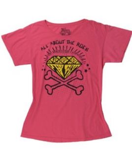 Abbey Dawn All About the Rock Oversize Tee Shirt (X LARGE) at  Womens Clothing store