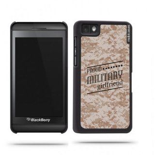 Proud Military Girlfriend 3 Camo Blackberry Z10 Case   For Blackberry Z10: Cell Phones & Accessories