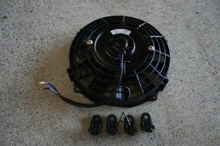 7" Radiator Fan Slim Universal 240SX/S13/S14/G35/350Z Lightweight and durable   provides efficient cooling!: Automotive