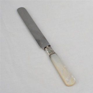 Pearl Handle by Universal Dinner Knife, Blunt Stainless: Flatware Knives: Kitchen & Dining