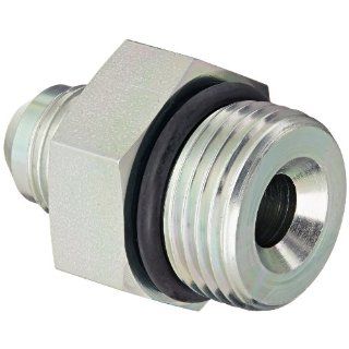 Eaton Aeroquip 202702 12 8S Steel Flared Tube Fitting, Adapter, 1/2" Male JIC x 3/4" O Ring Boss Male: Industrial & Scientific