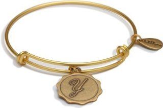 Authentic Bella Ryann "Letter Y" adjustable wire bangle russian gold. (Same day shipping): Jewelry