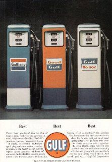 1963 Gulf Oil Company: Gulftane, Good Gulf, Gulf No nox, Gulf Oil Print Ad  