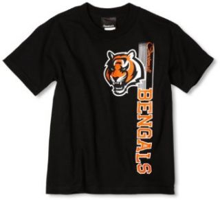 NFL Boys' Cincinnati Bengals Vertical Presence Tee Shirt (Black, Large) : Sports Fan T Shirts : Clothing