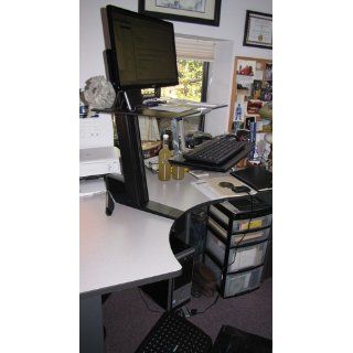 WorkFit S. Single LD Sit Stand Workstation: Office Products