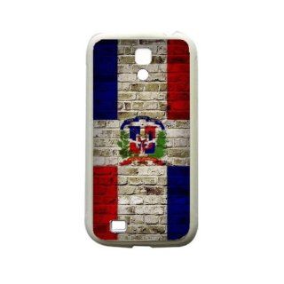 Dominican Republic Brick Wall Flag Samsung Galaxy S4 White Silcone Case   Provides Great Protection: Cell Phones & Accessories