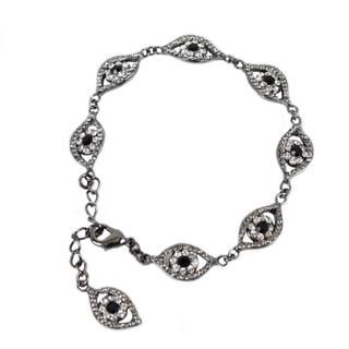 NEXTE Jewelry Evil Eye Guardian Bracelet In Dark Colors NEXTE Jewelry Crystal, Glass & Bead Bracelets
