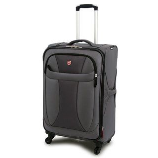 Wenger Grey Neolite 20 inch Lightweight Carry On Spinner Upright Suitcase Wenger Carry On Uprights