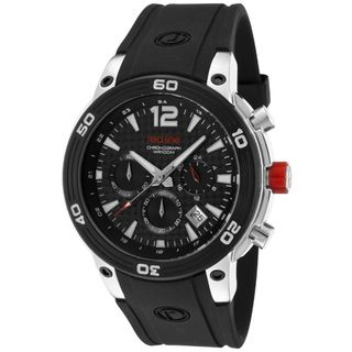 Red Line Men's 'Mission' Black Silicone Watch Red Line Men's Red Line Watches