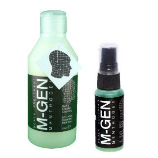 Menthogen Anti Itch Scalp Treatment Set Spray (30ml) and Shampoo System 200ml. Quickly Stop & Prevent Itchiness and Dry Flaky Scalp. Effective Remedy for Mild to Severe Irritation.: Health & Personal Care