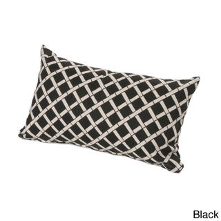 Chateau Designs Outdoor Lumbar Pillow with Bamboo Pattern (12 x 20) chateau designs Outdoor Cushions & Pillows