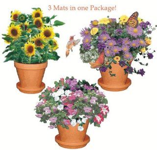 Instant Garden Mat   3 in 1   Instant Garden, Roll N Grow   Seeded Mat   Just Roll and Grow in the yard or garden! Grow Flowers Quickly & Easily! 3 mats in one packet! : Flowering Plants : Patio, Lawn & Garden