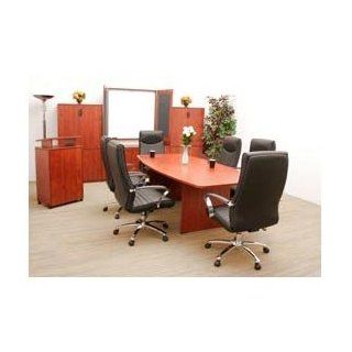 Conference Table Boat Shape 71 X 35 Cherry : Office Products