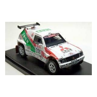 hpi 1/43 Mitsubishi Pajero (# 206) 1993 Paris Dakar (japan import): Toys & Games
