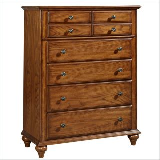 Broyhill Hayden Place 5 Drawer Chest in Warm Golden Oak   4645 240