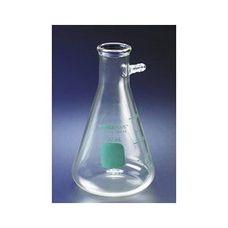 Plastic Coated Erlenmeyer Filtering Flask, 500 mL, case/6: Industrial & Scientific