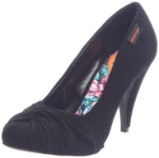 Rocket Dog Orient Terry Womens Black High Heeled Shoes UK 3: Shoes