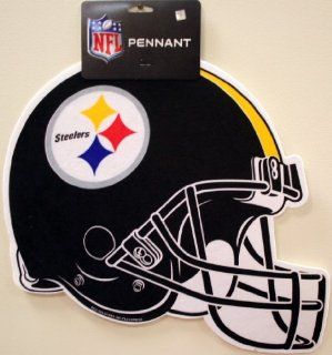 Pittsburgh Steelers Die Cut Helmet Pennant : Sports Related Pennants : Sports & Outdoors