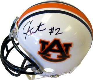 Cam Newton Autographed Mini Helmet   Auburn University Tigers : Sports Related Collectible Helmets : Sports & Outdoors