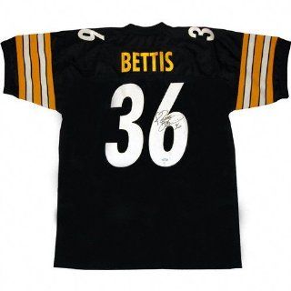 Jerome Bettis Pittsburgh Steelers Autographed Black Jersey : Sports Related Collectibles : Sports & Outdoors