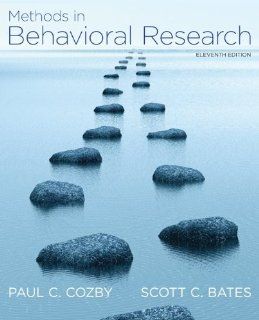 Methods in Behavioral Research: Paul Cozby, Scott Bates: 9780078035159: Books