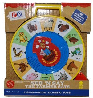 Fisher Price Classic Farmer Says See 'n Say: Toys & Games