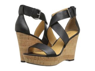 Franco Sarto Sitar Womens Wedge Shoes (Black)